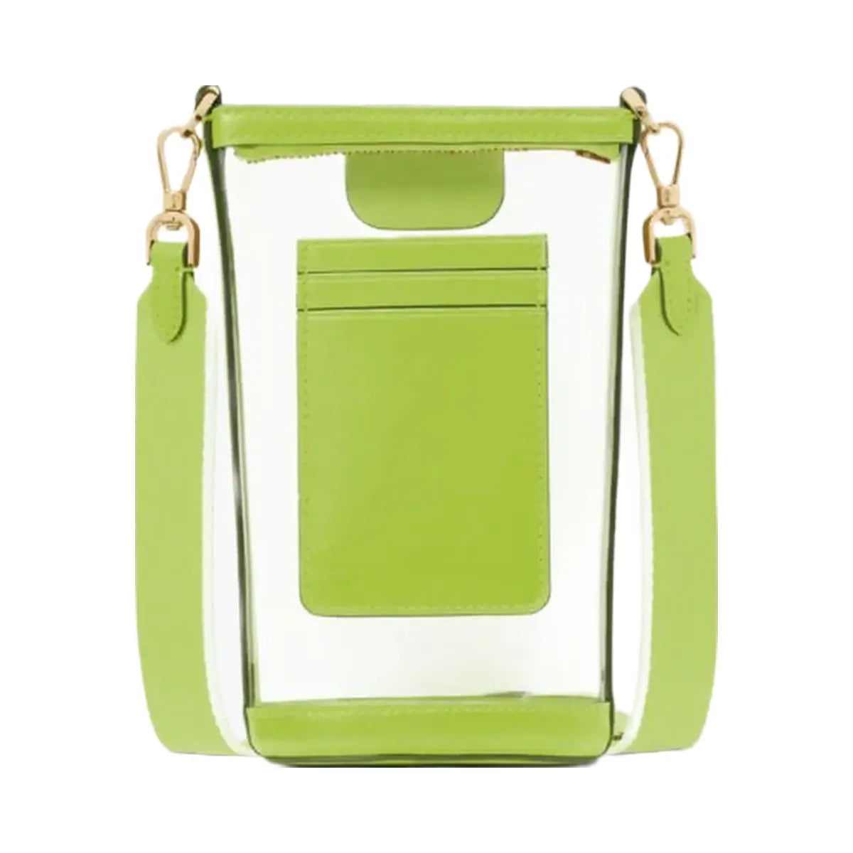 Kate Spade Clare Clear Phone Crossbody Grasshopper Green