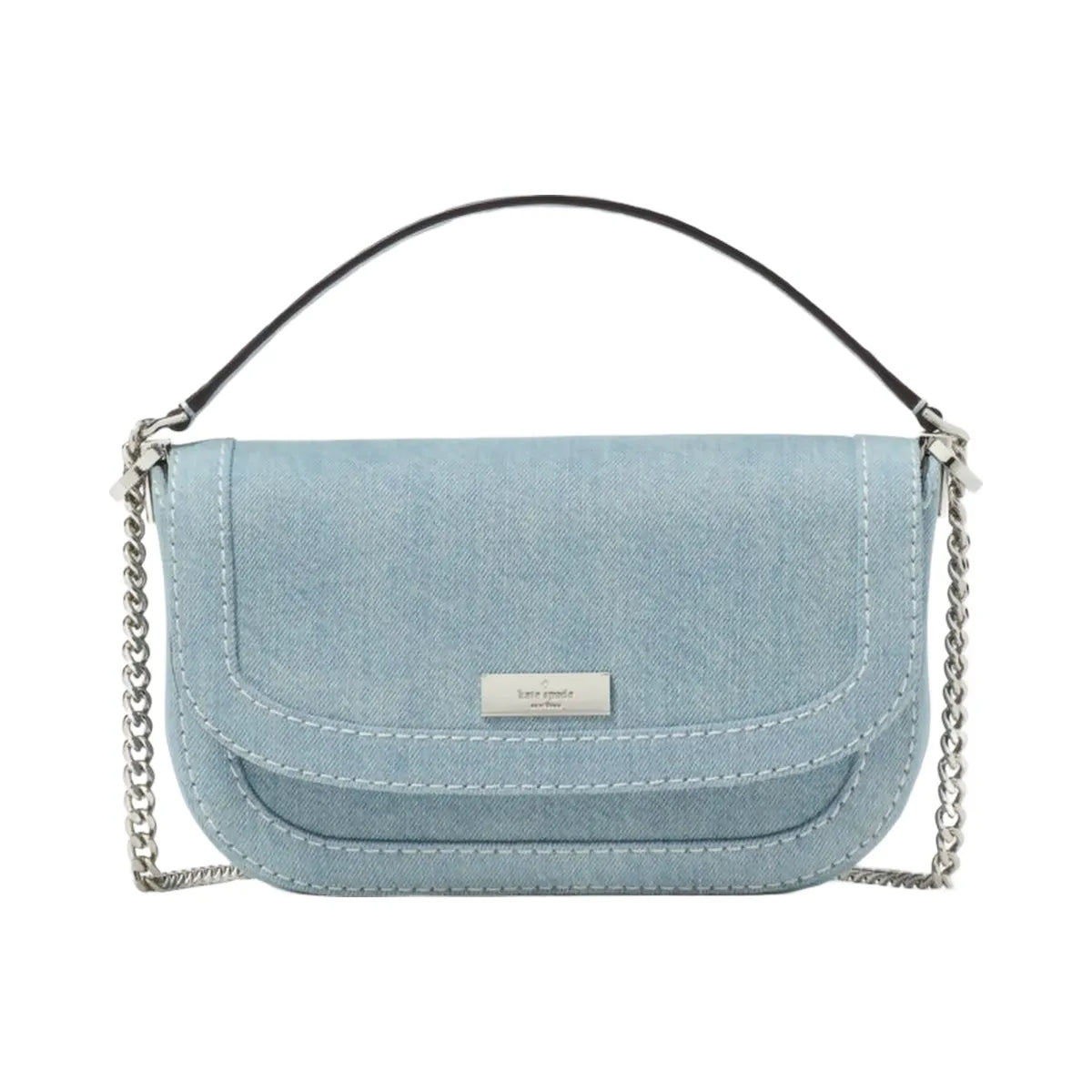 Kate Spade Krista Denim Chain Crossbody Blue Multicolor