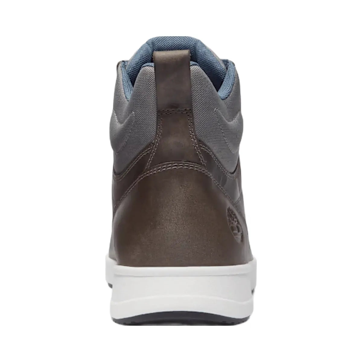 Timberland Men's Parker Street High-Top Sneaker Dark Grey Full-Grain