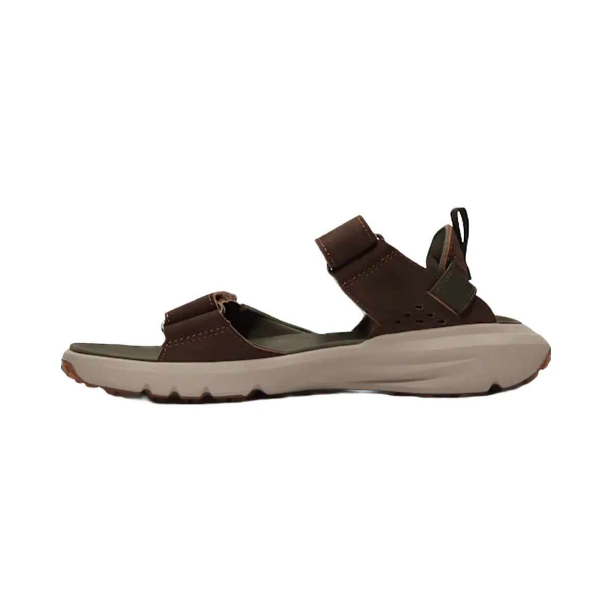 Timberland Motion Dune Backstrap Sandal Dark Brown Leather Men'S