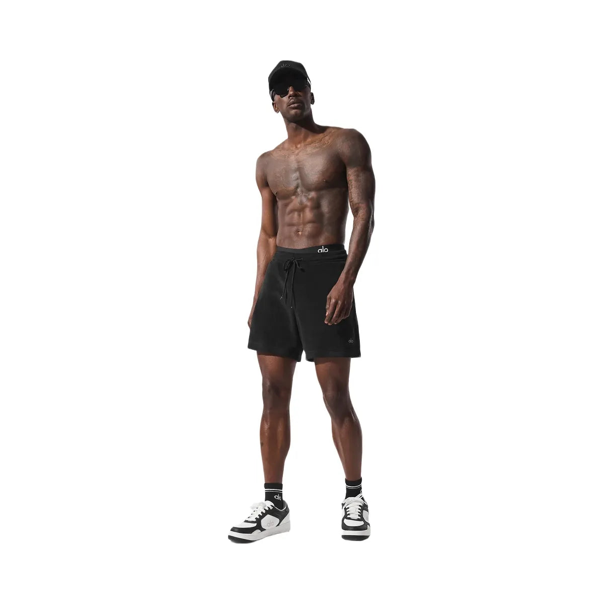 Alo Men's 7" Coastal Terry Short - Black
