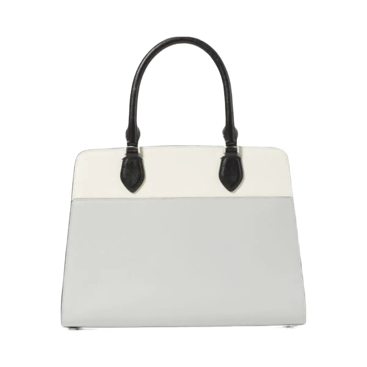 Kate Spade Madison Colorblock Saffiano Leather Medium Satchel Platinum Grey Multi