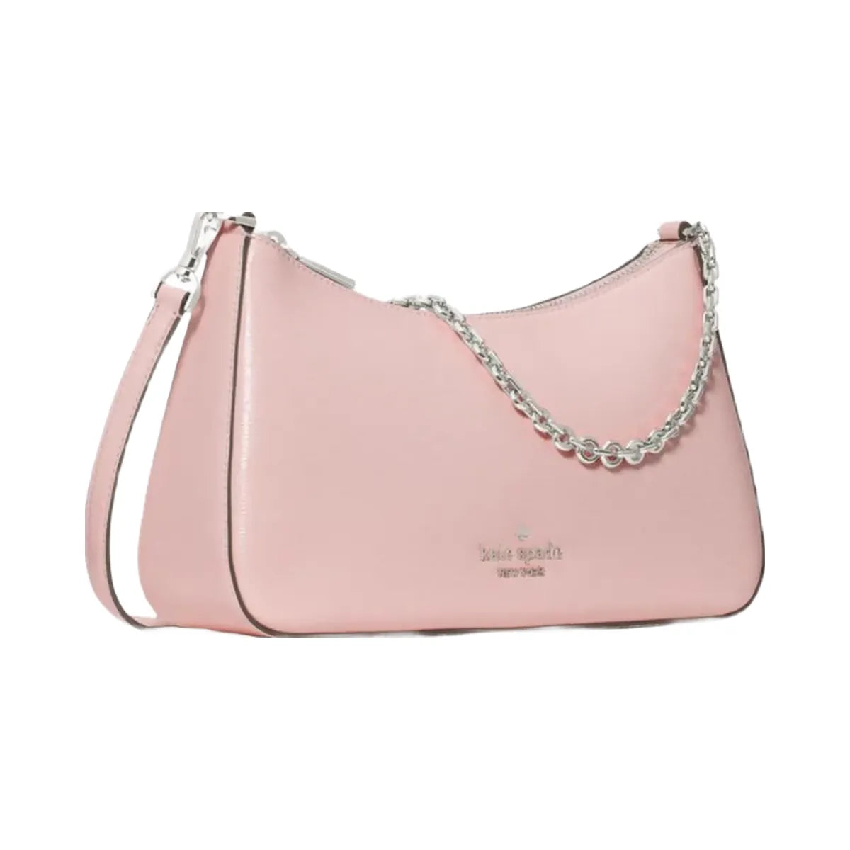 Kate Spade Margot Textured Patent Leather Convertible Crossbody Tutu Pink