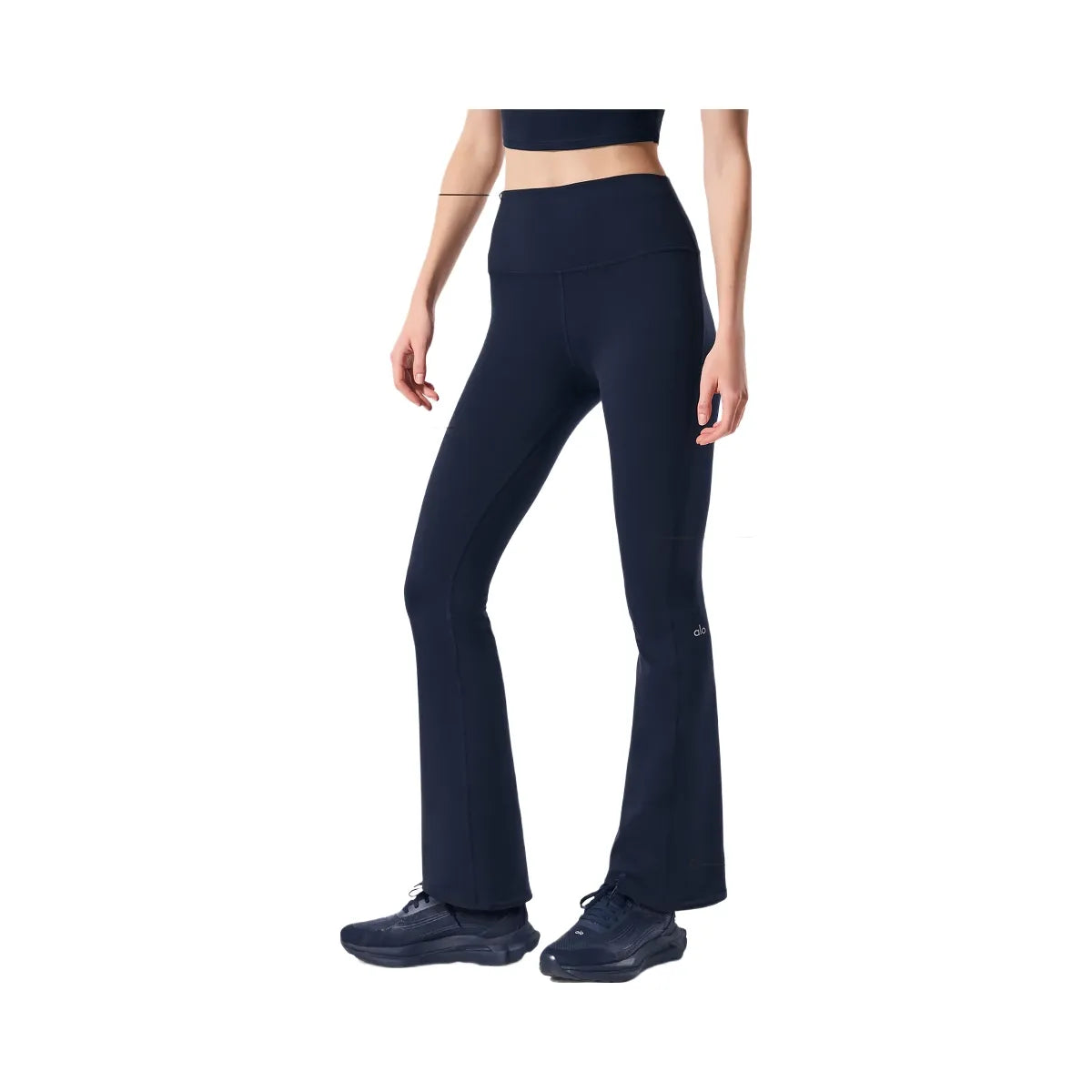 Alo Women's Airbrush High-Waist 7/8 Bootcut Legging - Navy