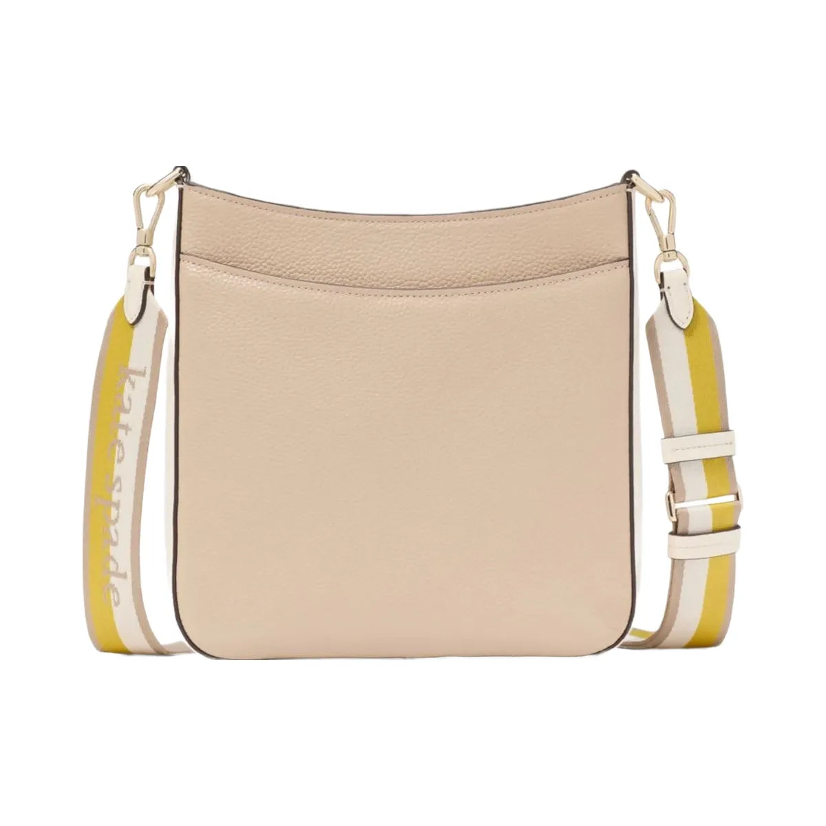 Kate Spade HUDSON messenger crossbody bag Timeless Taupe Multi