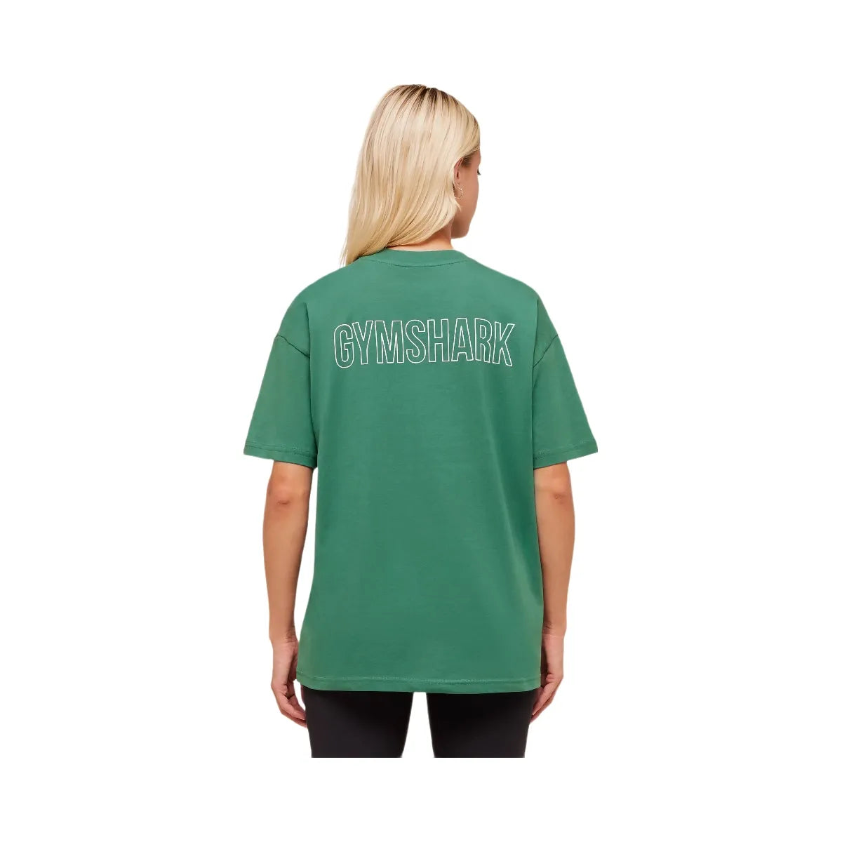 Gymshark Trace Graphic Oversized T-Shirt - Lift Green