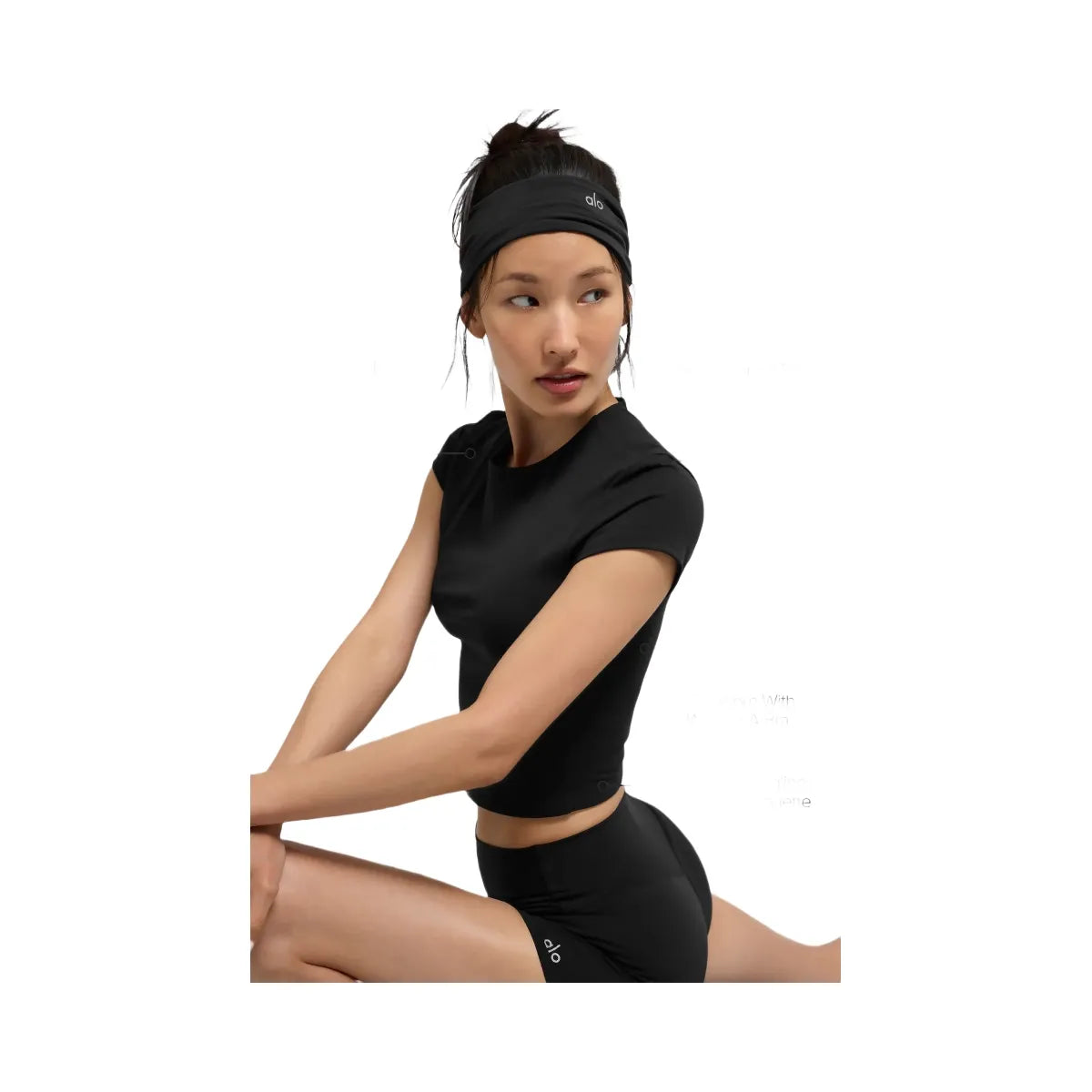 Alo Women's Softsculpt Precision Short Sleeve Top - Black