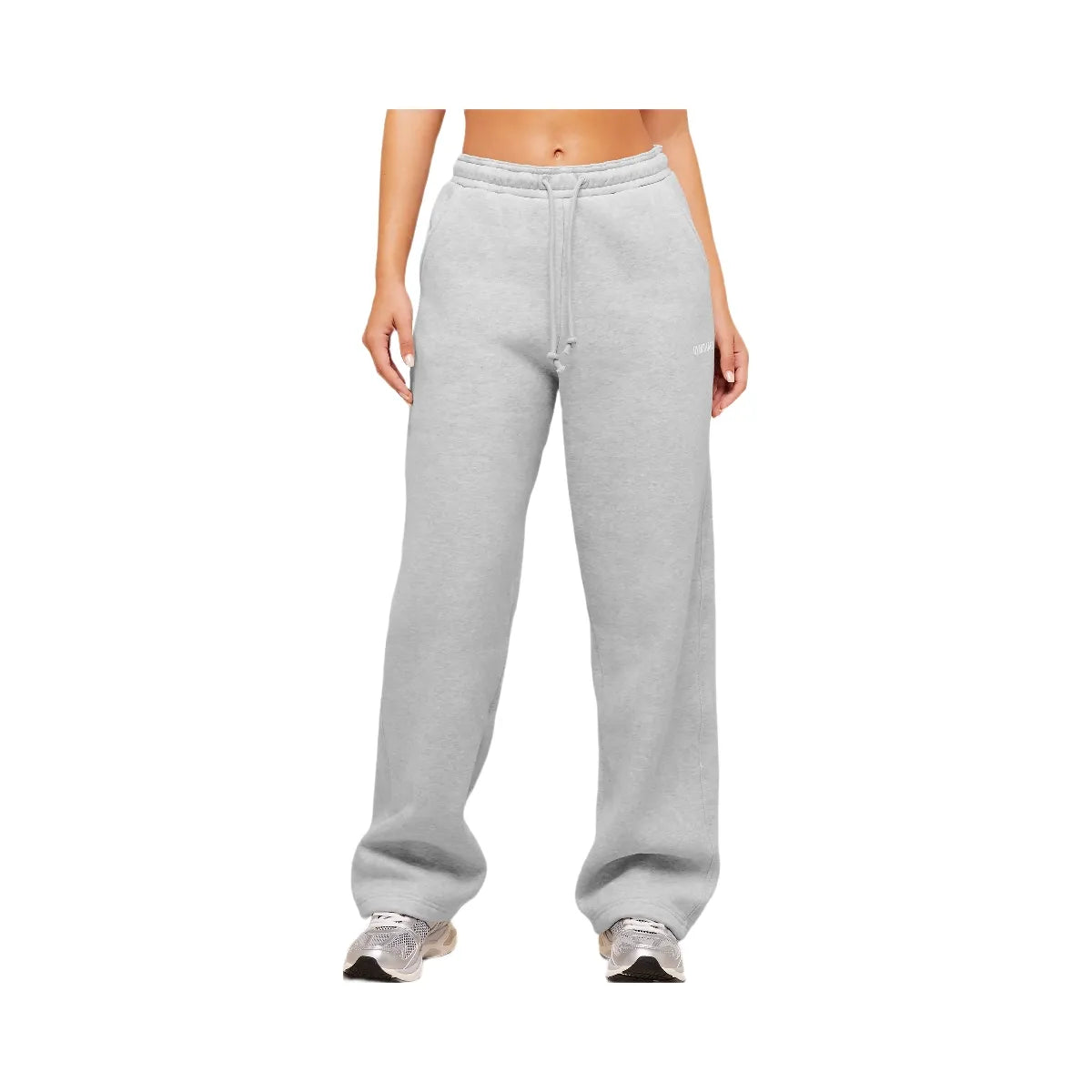 Gymshark Cosy Luxe Straight Leg Joggers - Soft Grey Marl