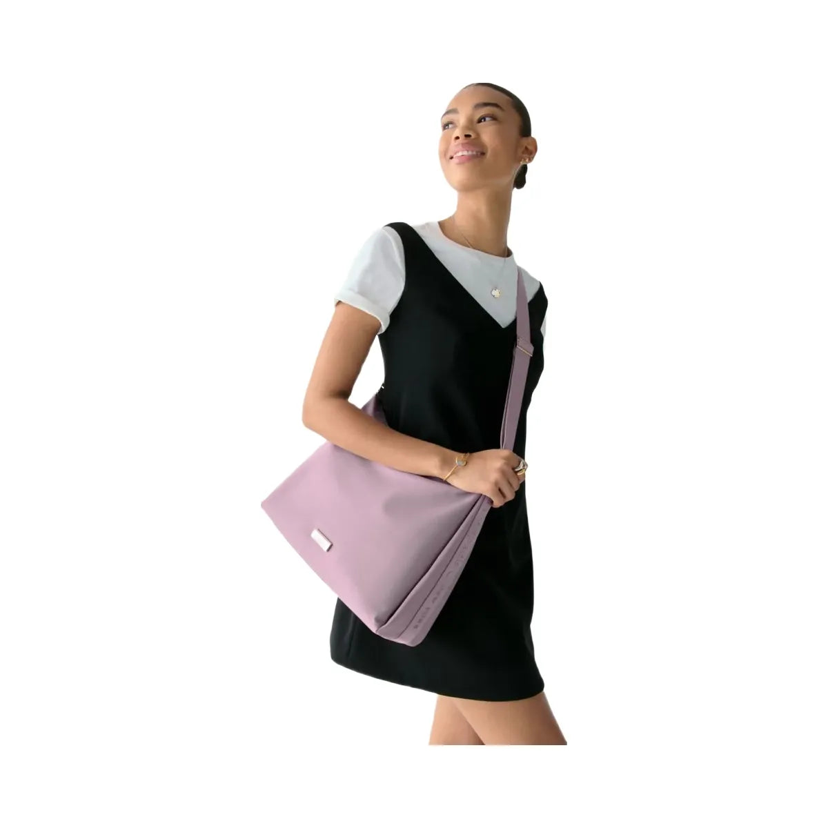Kate Spade Carter Nylon Large Convertible Crossbody Lavender Smoke
