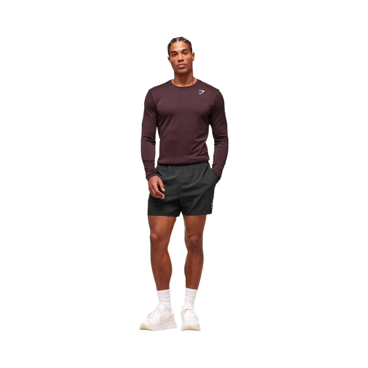 Gymshark Arrival Long Sleeve T-Shirt - Cherry Purple