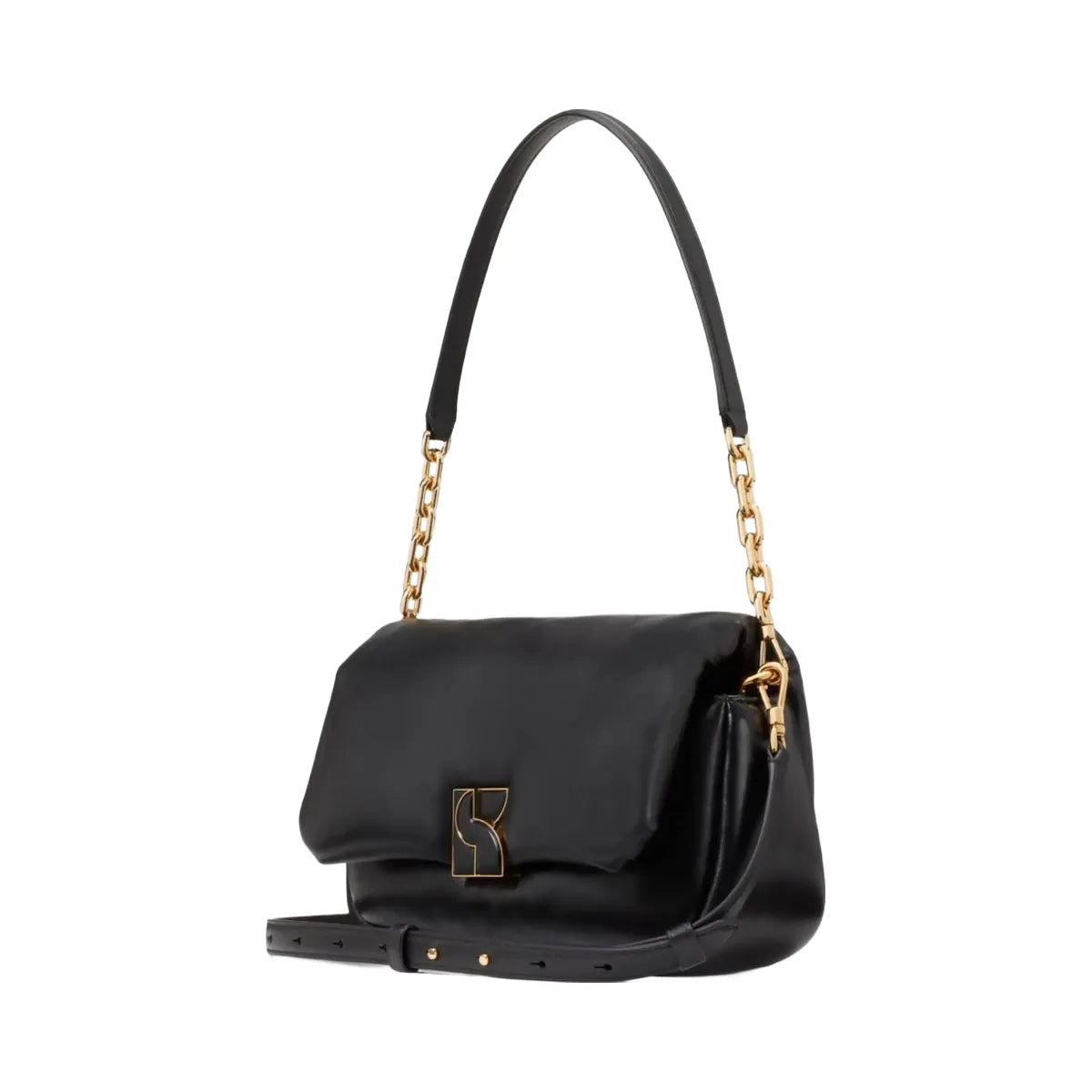Kate Spade Dakota Puffy Leather Crossbody Black