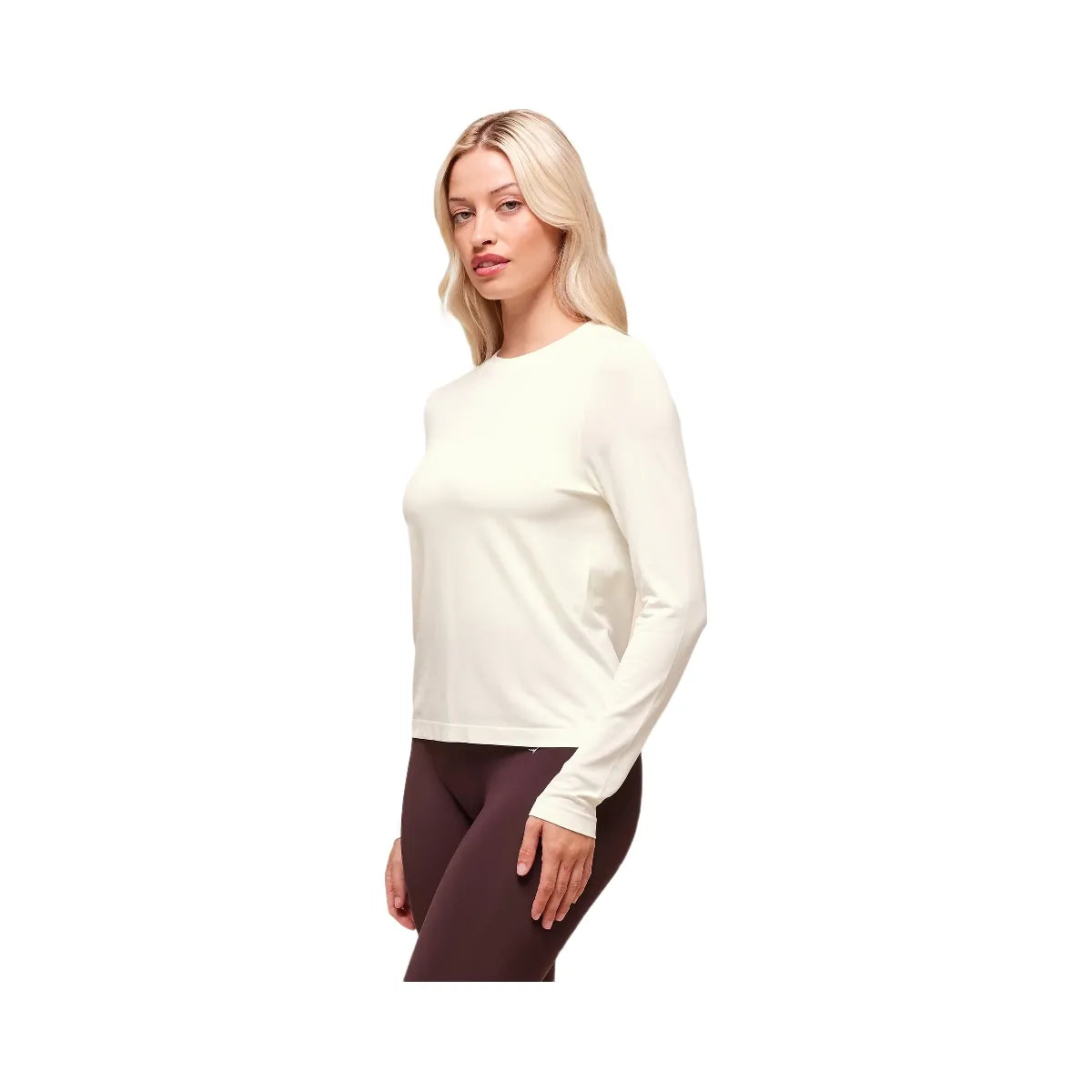 Gymshark Everyday Seamless Long Sleeve Top - Soft White