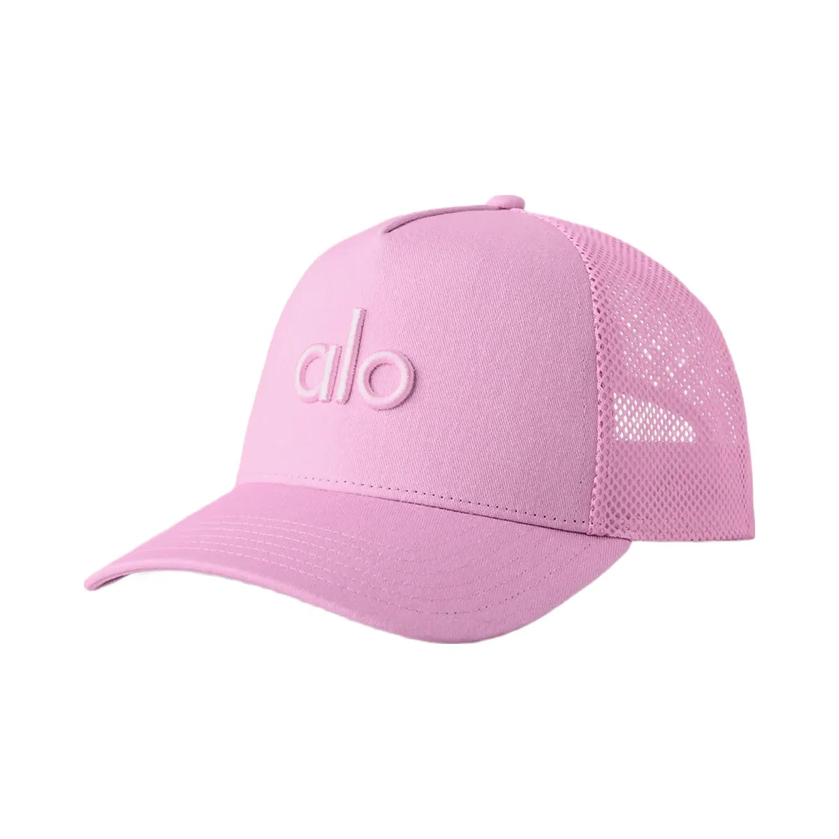 Alo District Trucker Hat - Candy Heart Pink