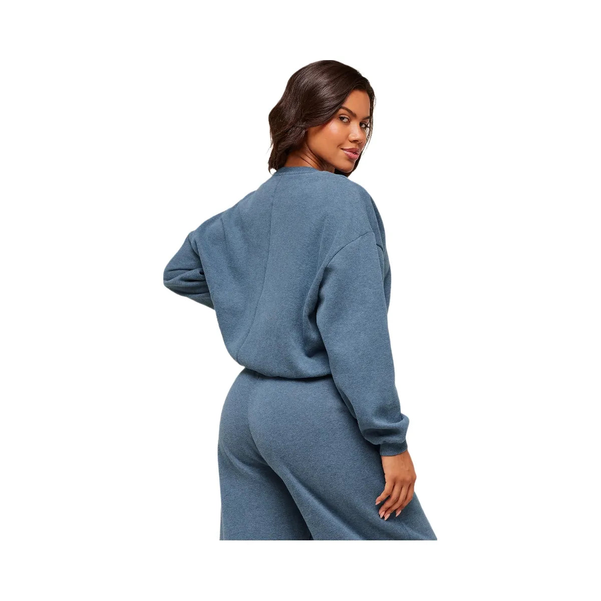 Gymshark Cosy Luxe Sweatshirt - Compound Blue Marl