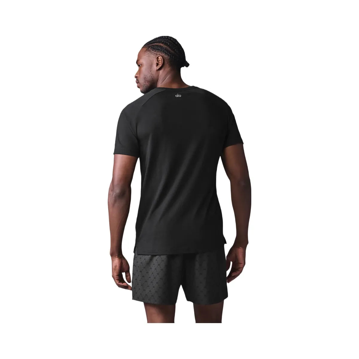 Alo Men's Triumph Raglan Tee - Black