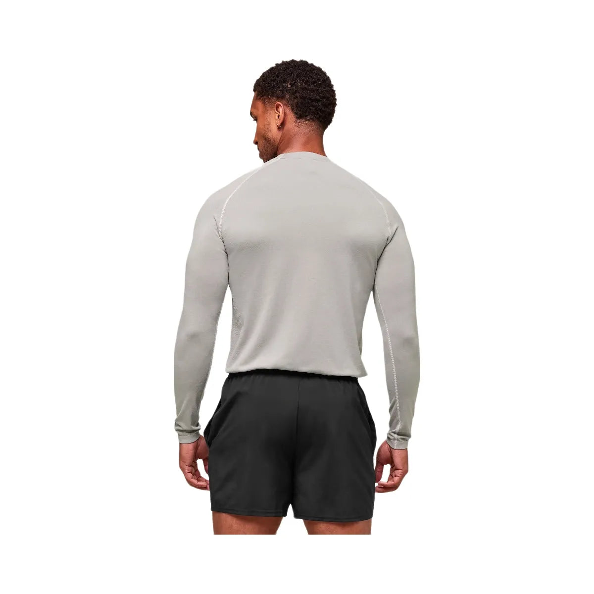 Gymshark Vital Long Sleeve T-Shirt - Light Grey/Smokey Grey