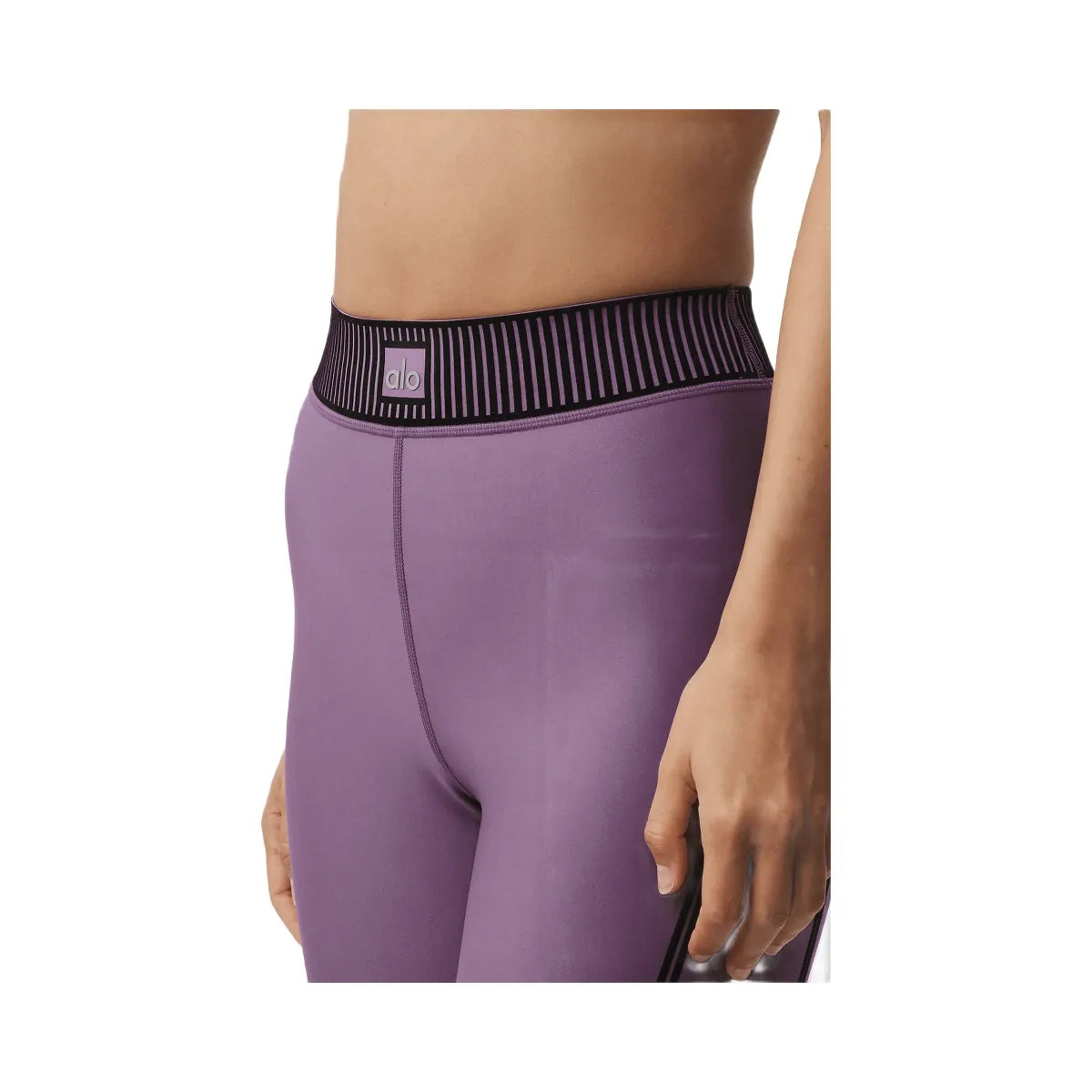 Alo Women's Airlift High-Waist 7/8 Line Up Legging - Plum Kiss