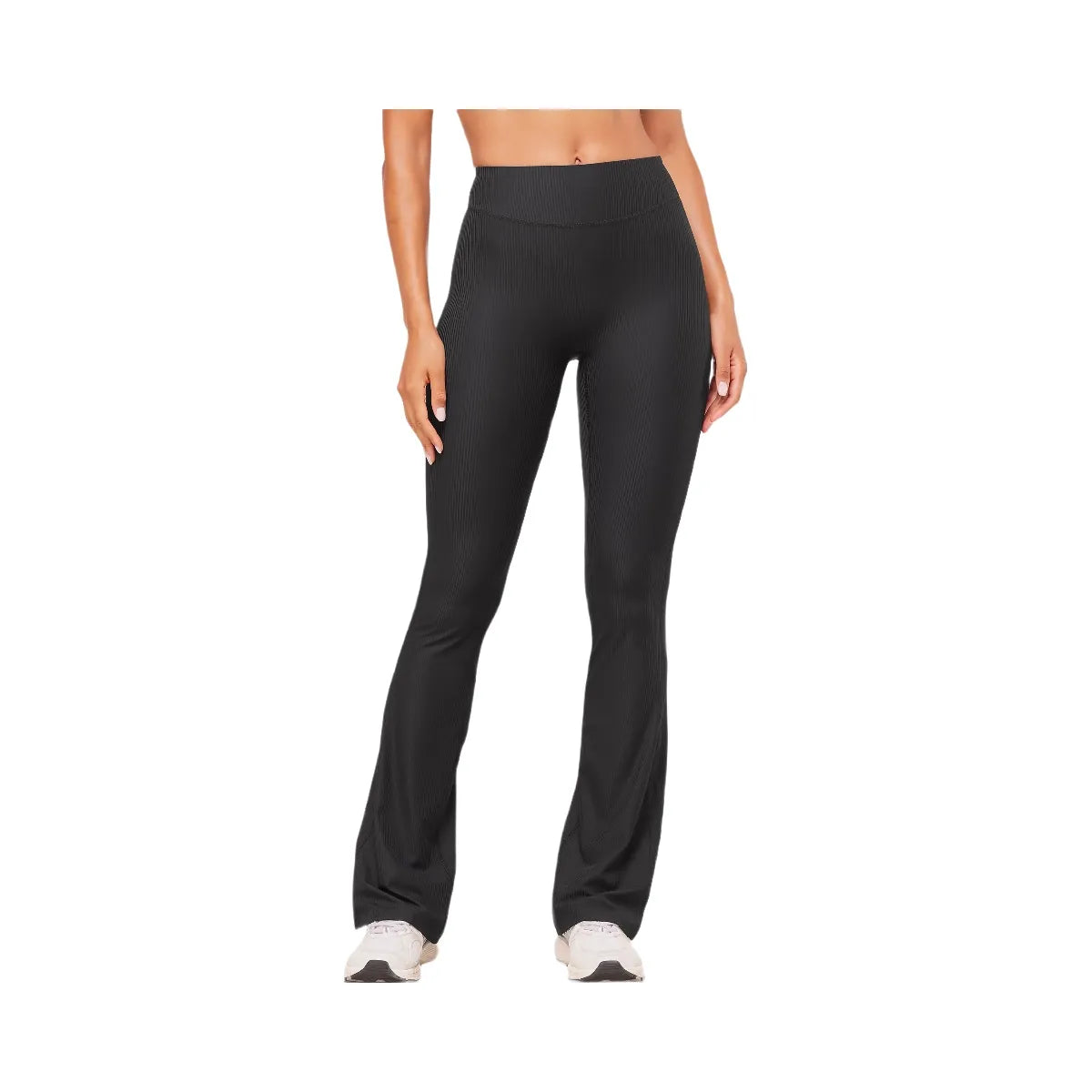 Gymshark Ribbed Flared Legging - Black