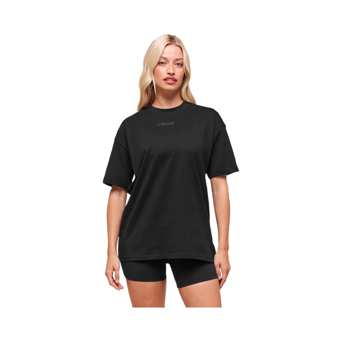 Gymshark Block Oversized T-Shirt - Black