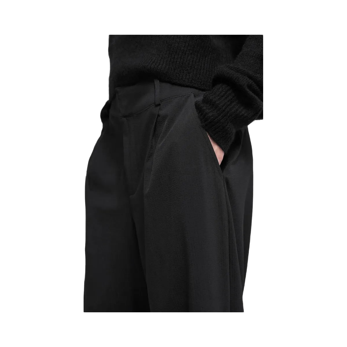 Alo Women's High-Waist Dreamscape Trouser (Short) - Black