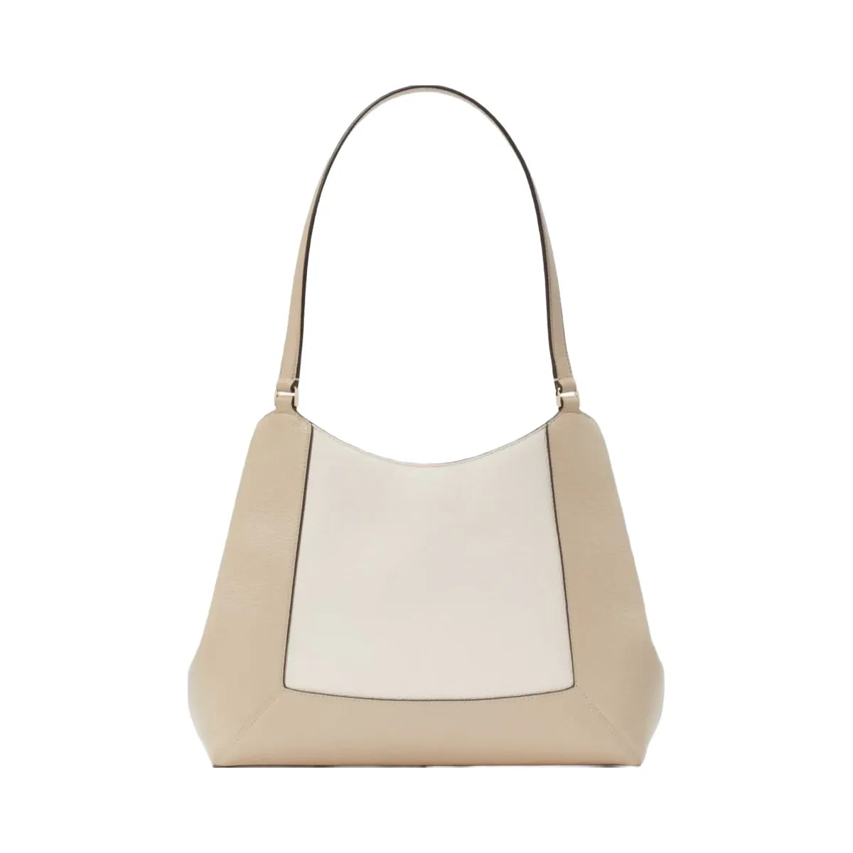 Kate Spade Lena Colorblock Large Triple Compartment Shoulder Bag Light Sand Multi