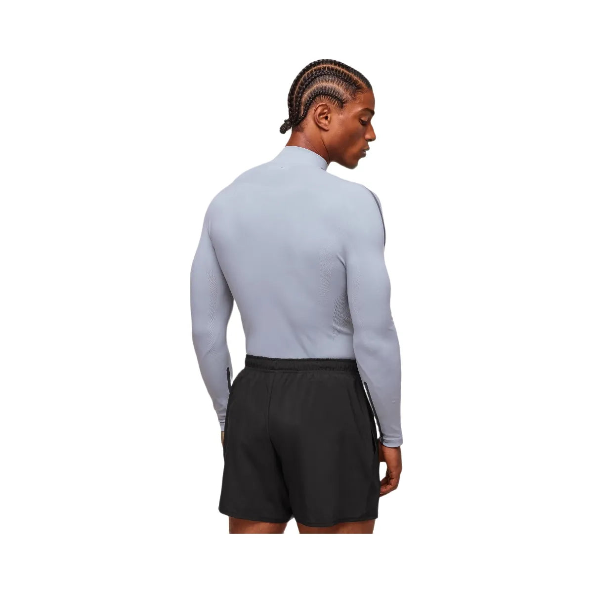 Gymshark everywear Warp Knit 1/4 Zip - Pale Blue