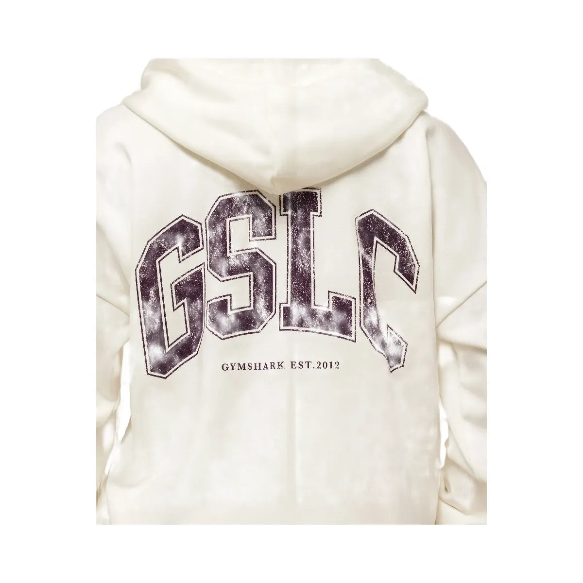 Gymshark GSLC Graphic Zip Up Hoodie - Soft White