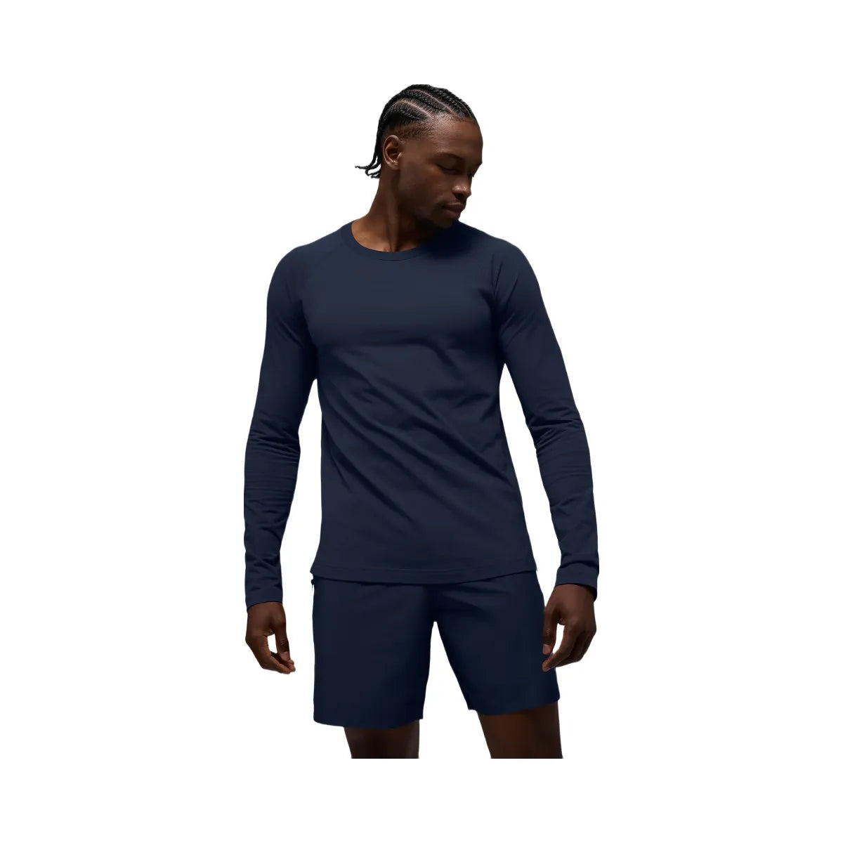 Alo Men's ALO Vapor Crewneck Long Sleeve - Navy
