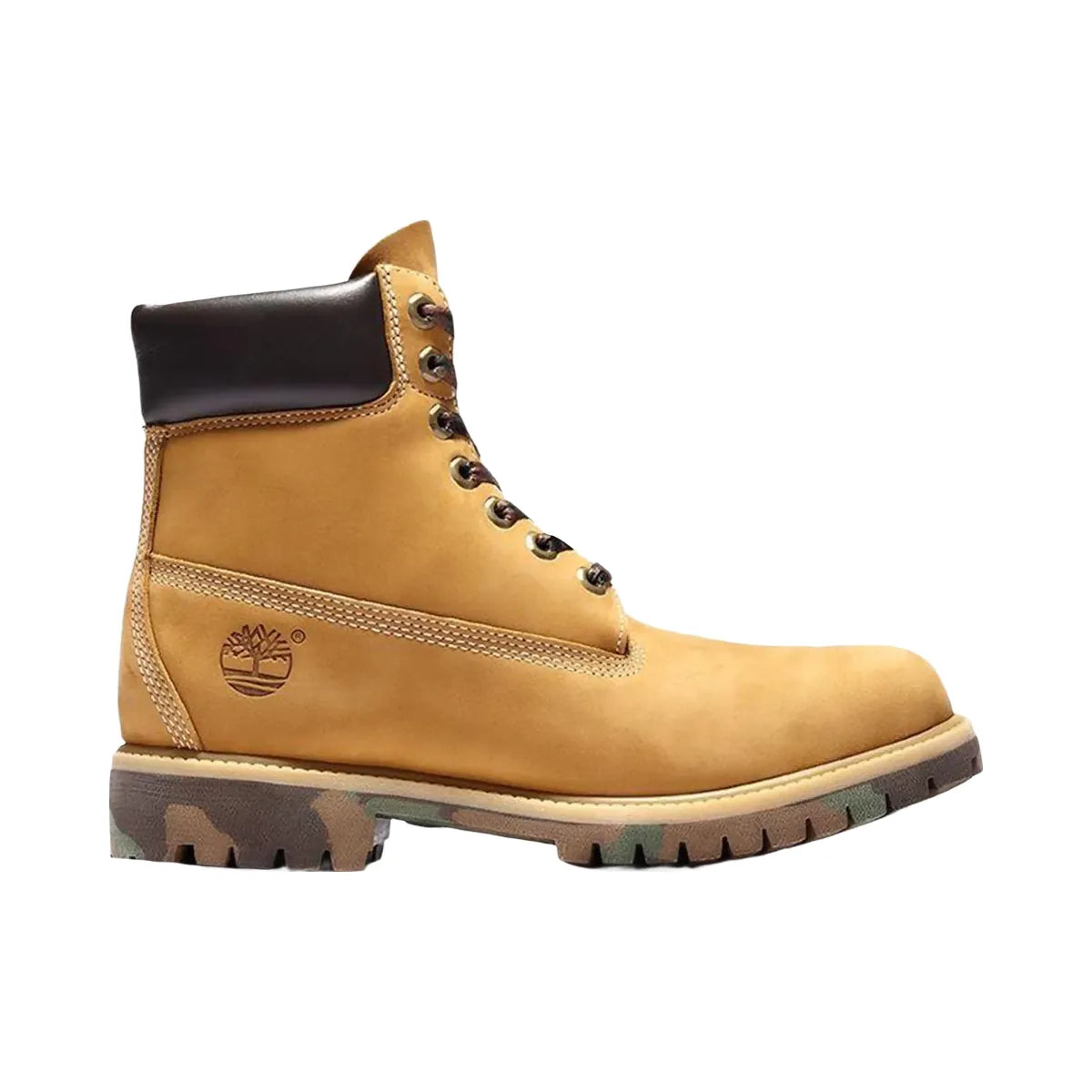 Timberland 6" Premium Boot Wheat Camo Sole