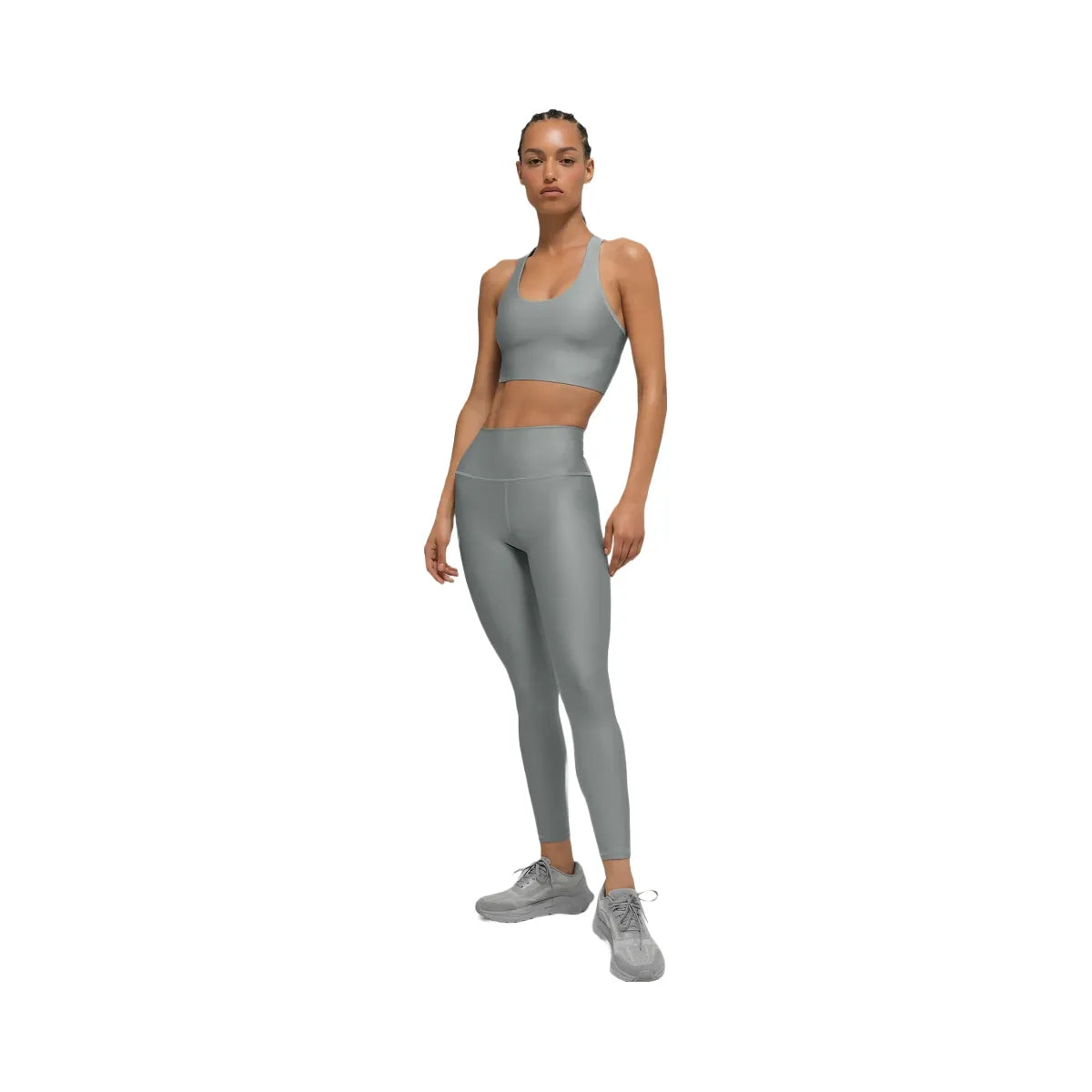 Alo Women's 7/8 High-Waist Airlift Legging - Lunar Grey