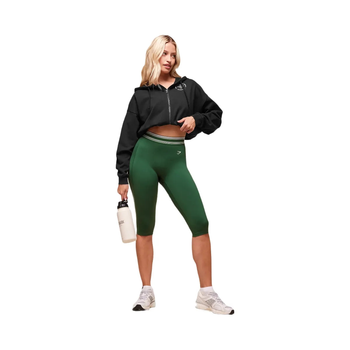 Gymshark Retro Capri Leggings - Classic Green
