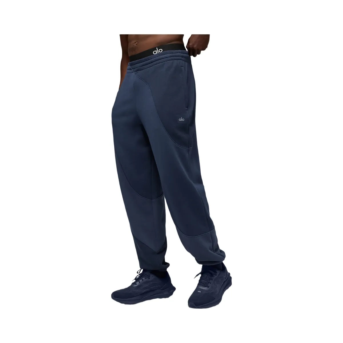 Alo Men's Make Waves Sweatpant - Navy Tonal