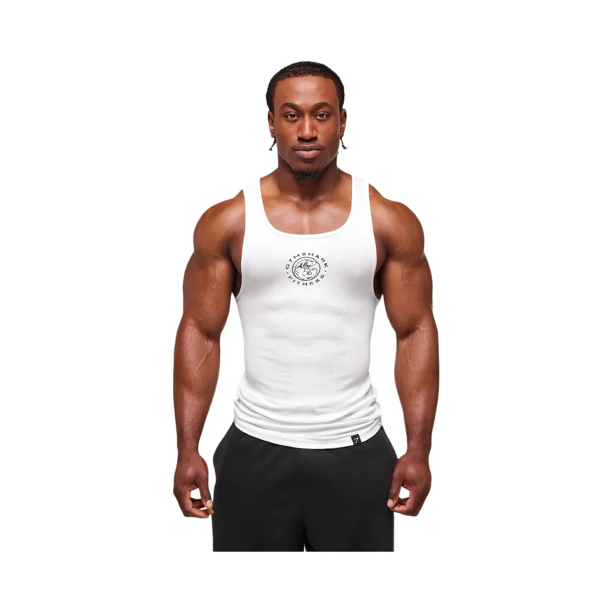Gymshark Lifting Club Ribbed Tank - White