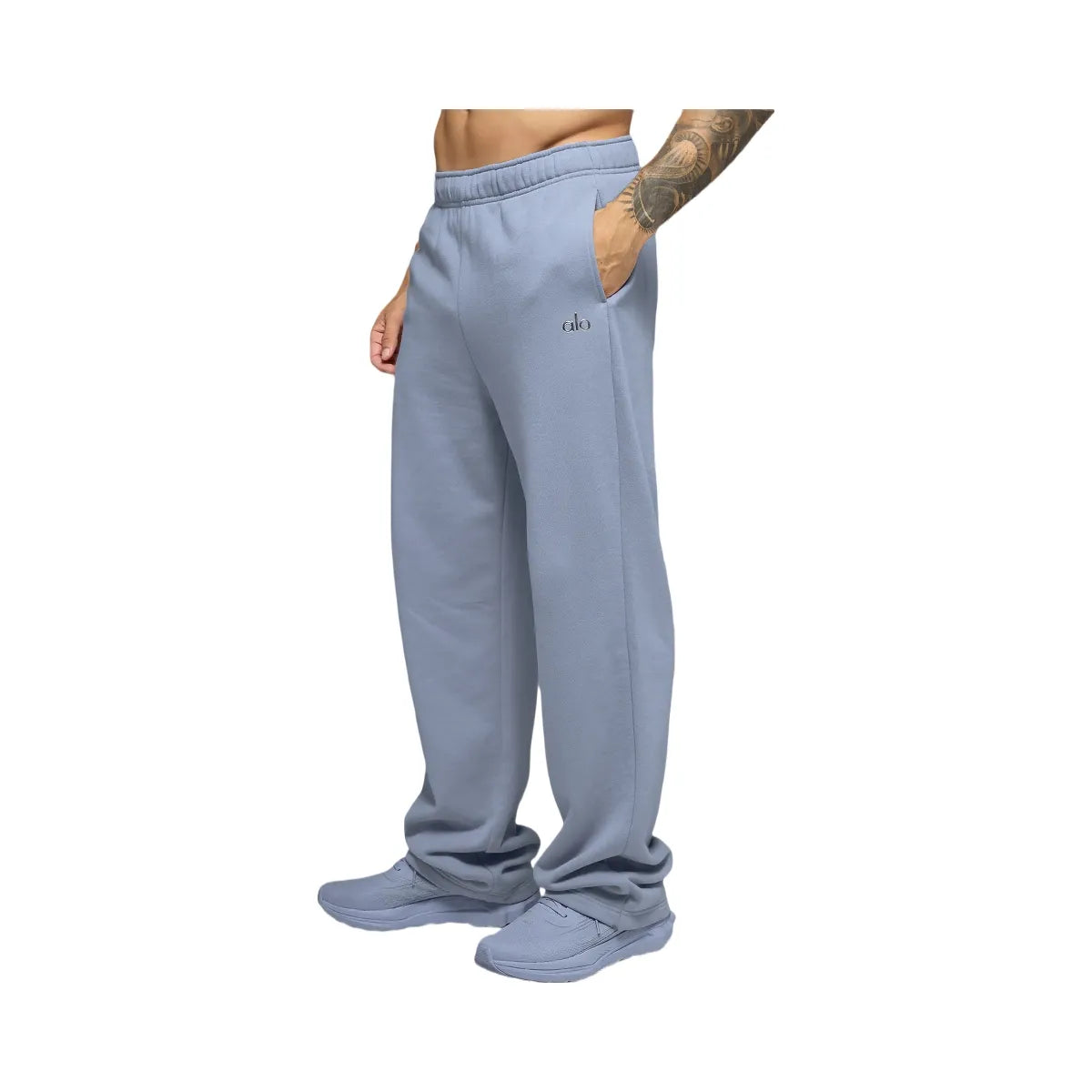 Alo Men's Accolade Straight Leg Sweatpant - Winter Frost