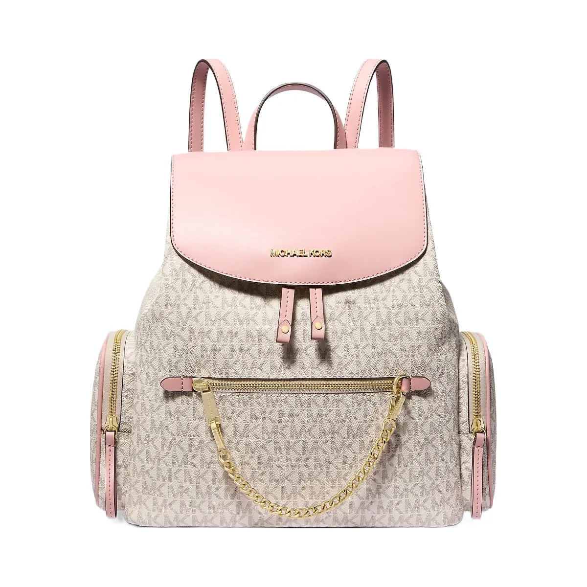 Michael Kors Jet Set Large Logo Backpack Pwd Blsh Mlt