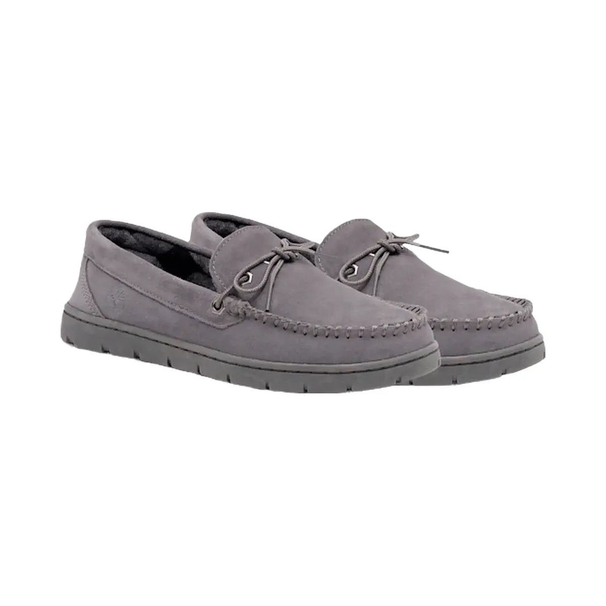 Timberland Stony Ledge Flannel-Lined Moc Slipper Dark Grey Men'S