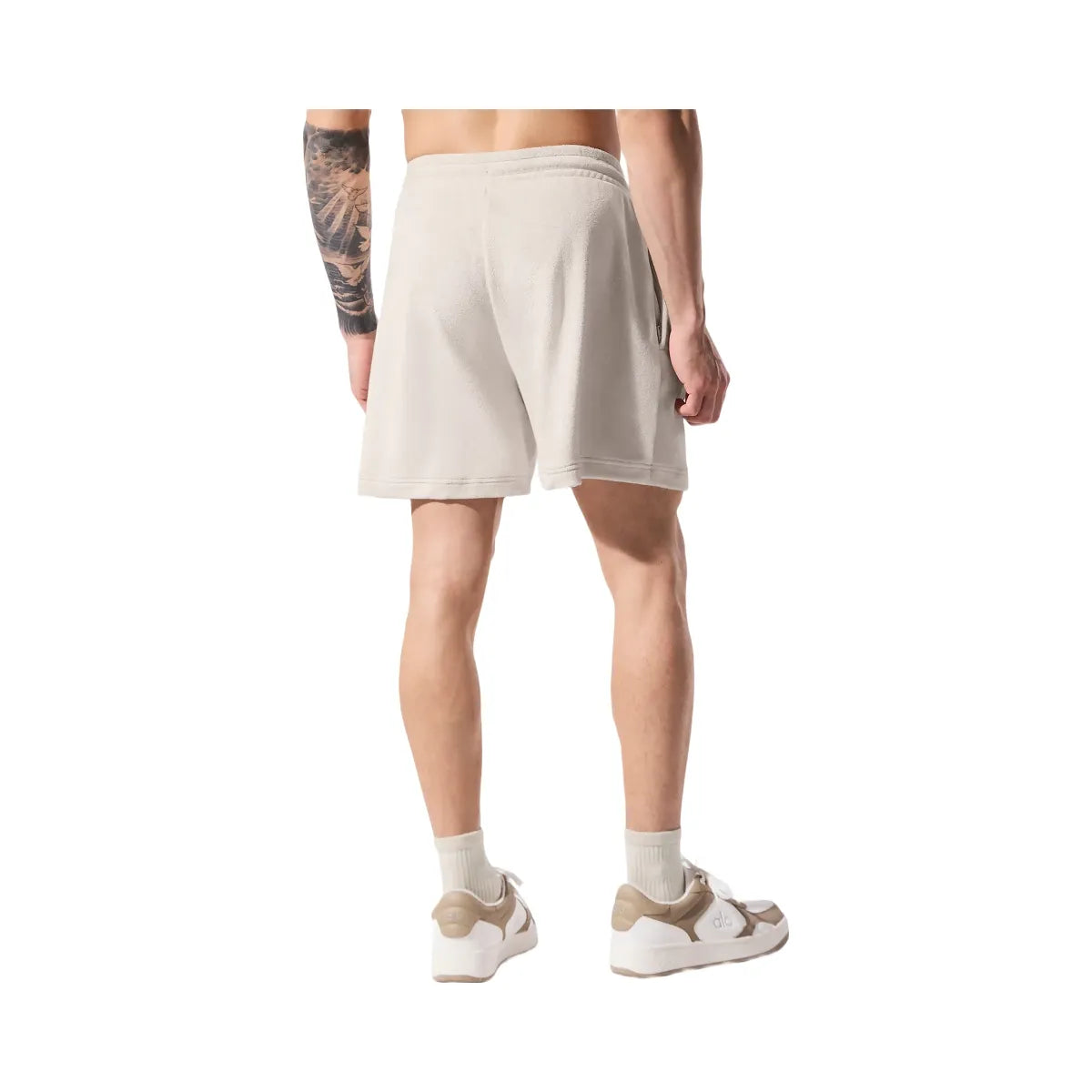 Alo Men's 7" Coastal Terry Short - Bone