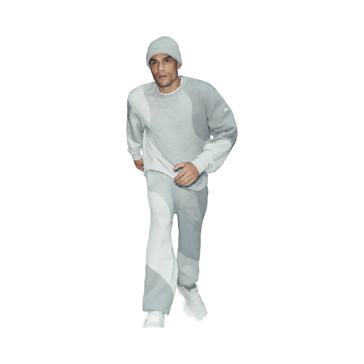 Alo Men's Make Waves Sweatpant - Athletic Heather Grey Tonal