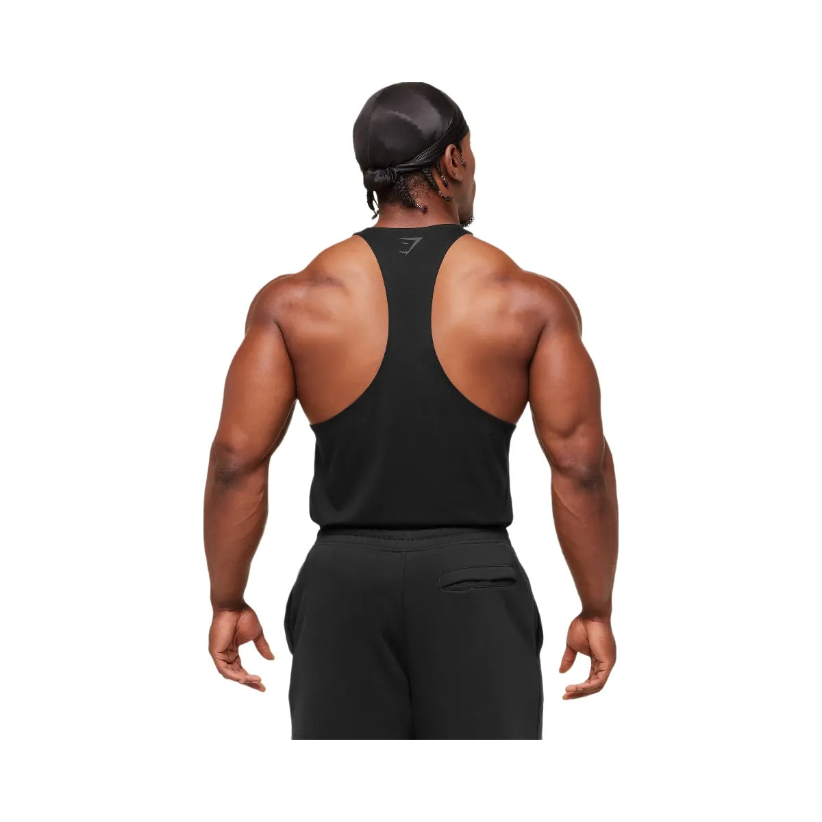 Gymshark Power Stringer - Black/Asphalt Grey