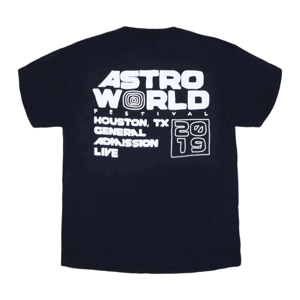 Travis Scott Astro Fest Black Tee - dawntown