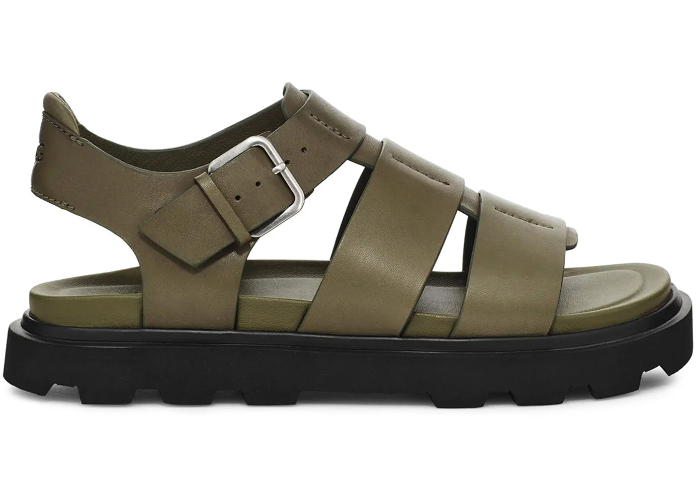 Ugg Capitelle Strap Platform Sandal Burnt Olive Womens
