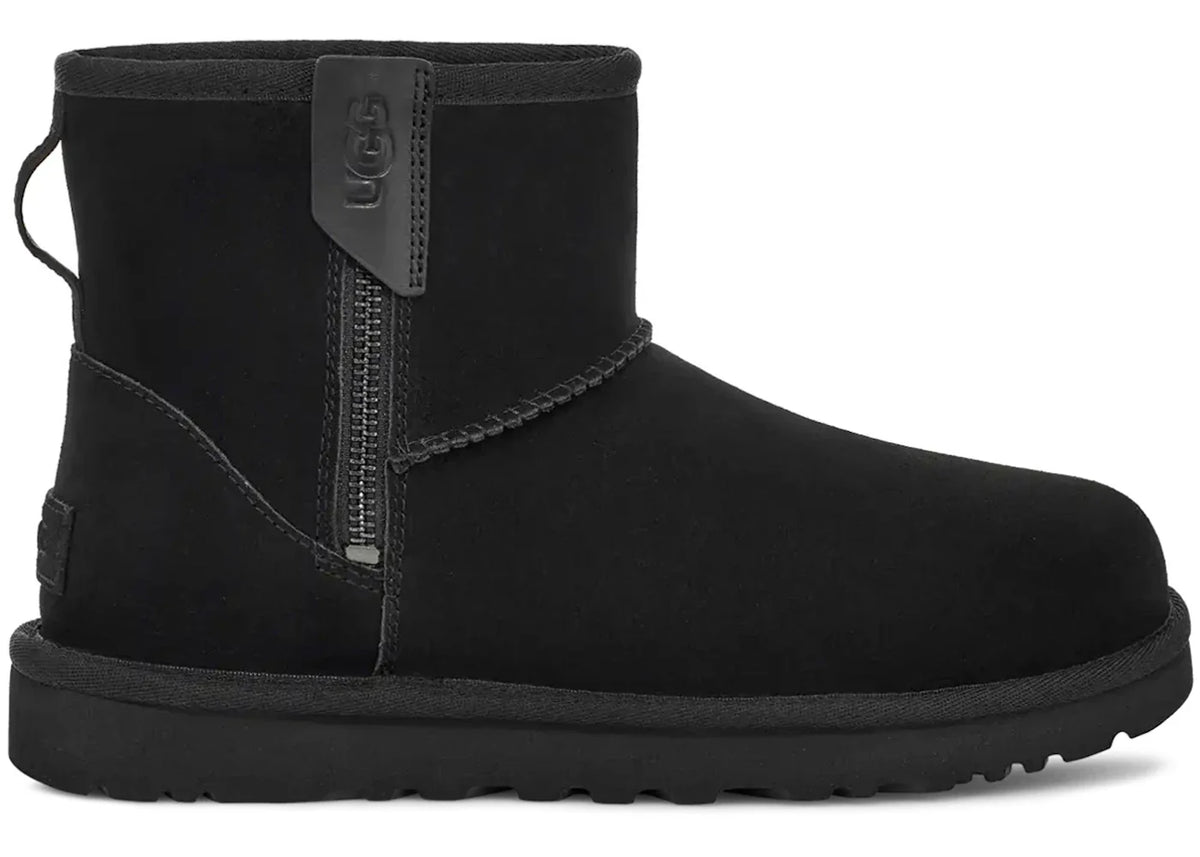 Ugg Classic Mini Bailey Zip Boot Black Womens – Dawntown