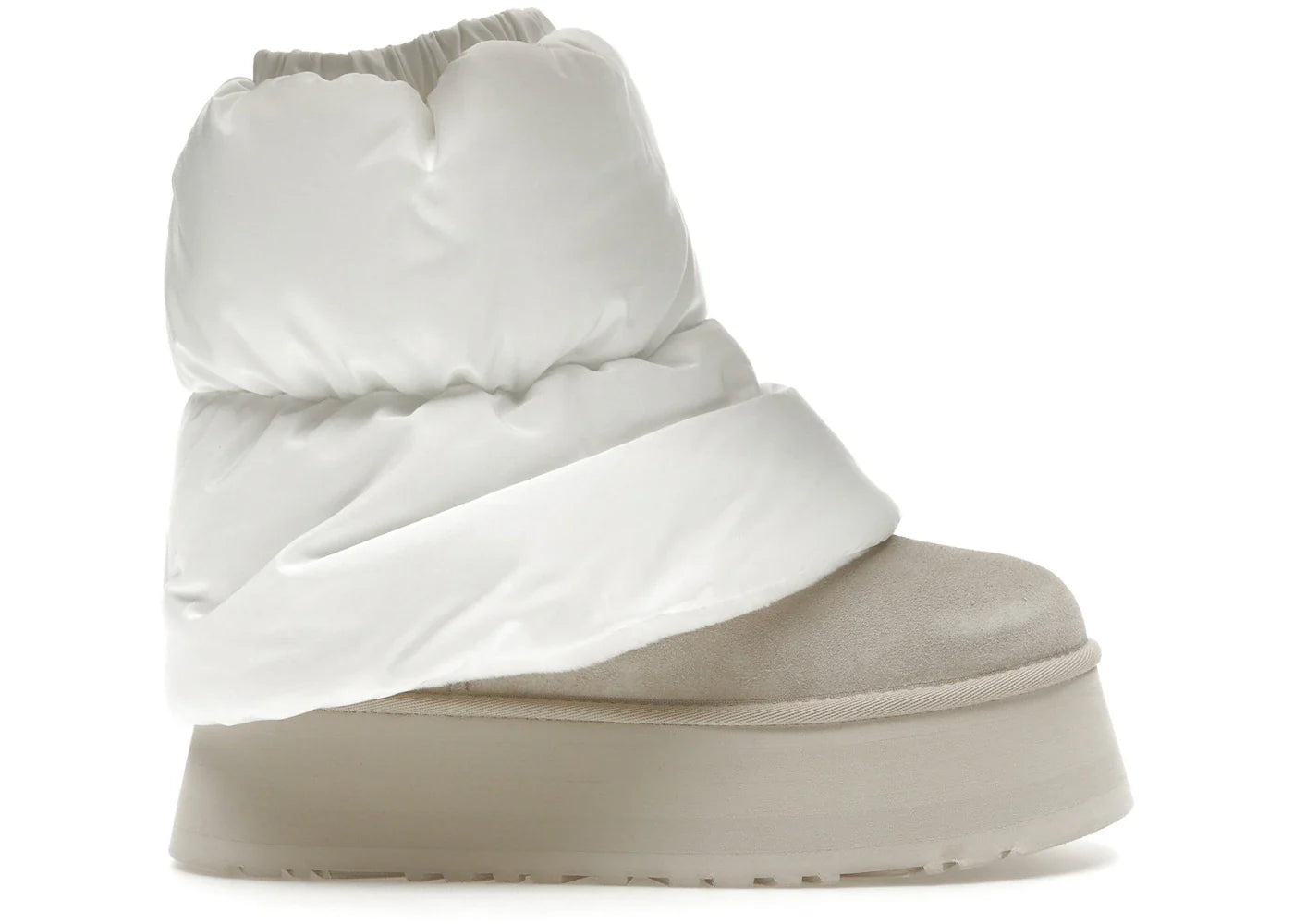 Ugg Classic Mini Dipper Puffer Boot White Ceramic Womens