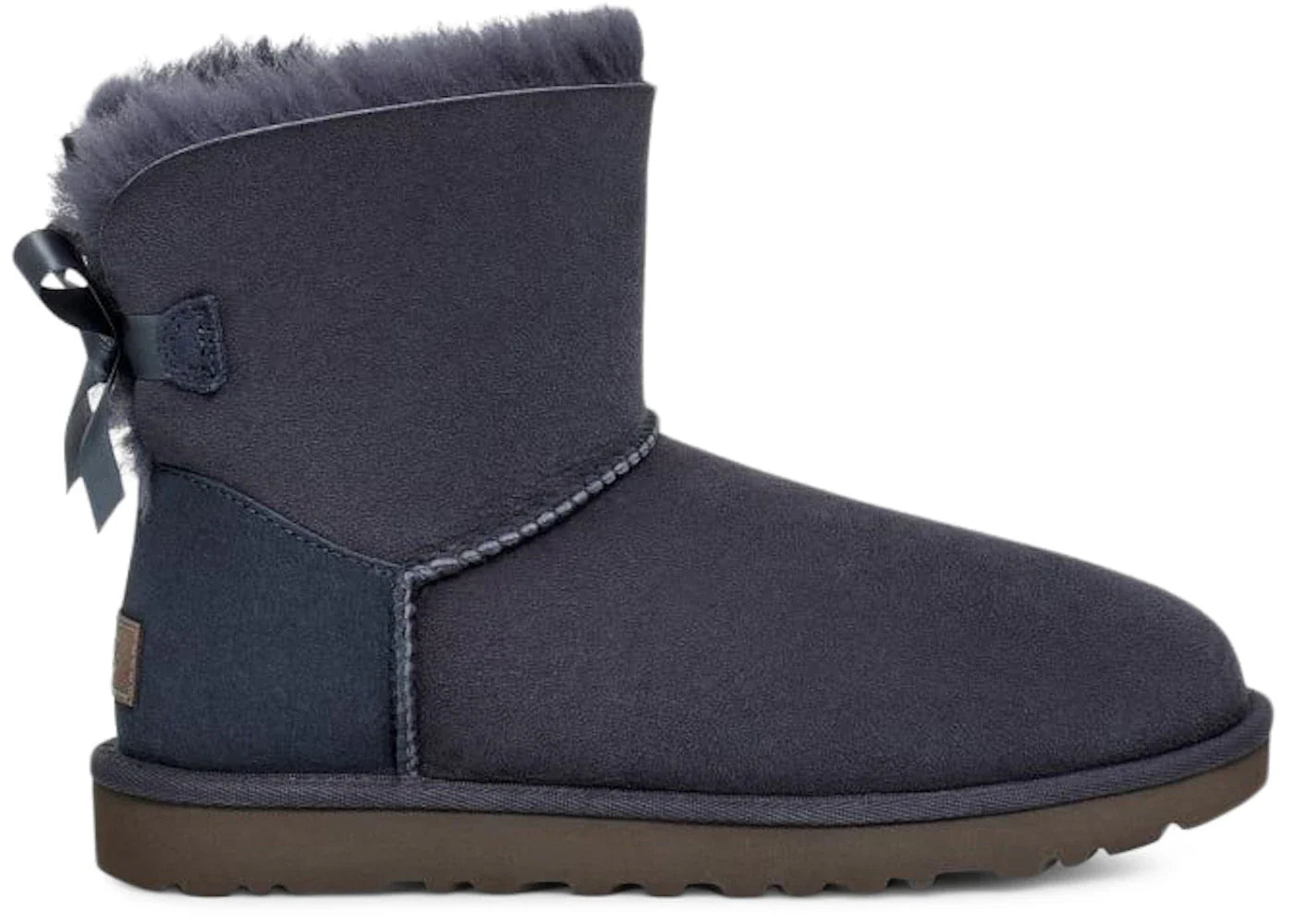 Ugg Mini Bailey Bow Ii Boot Eve Blue Womens