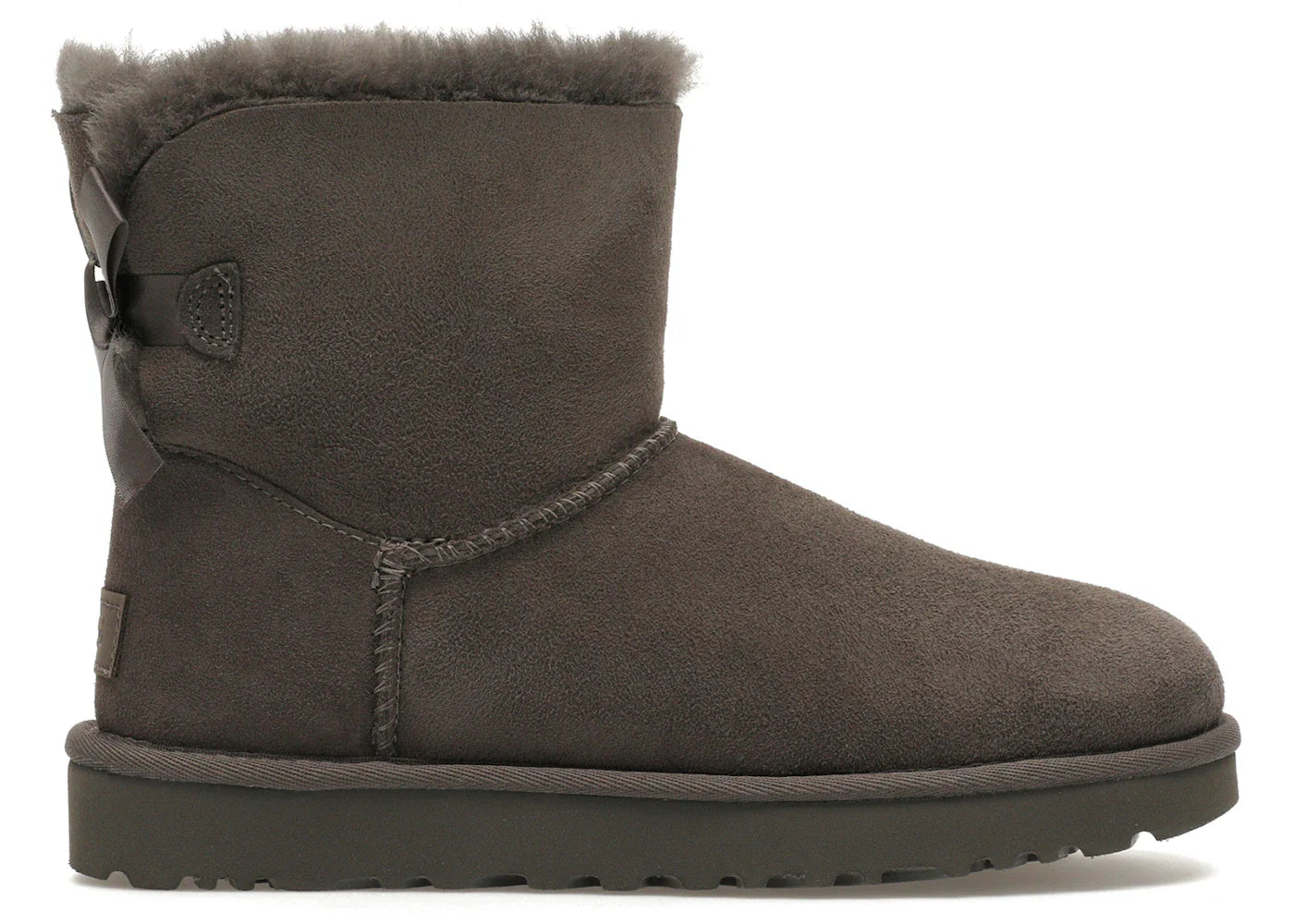 Ugg Mini Bailey Bow Ii Boot Grey Womens