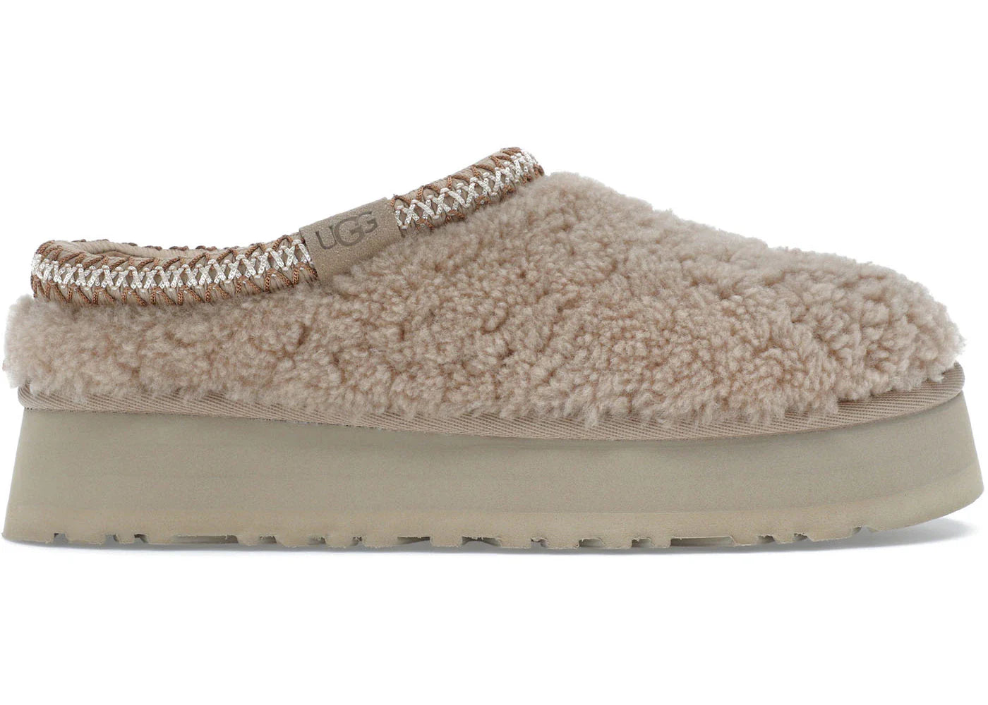Ugg Tazz Slipper Maxi Curly Sand Womens