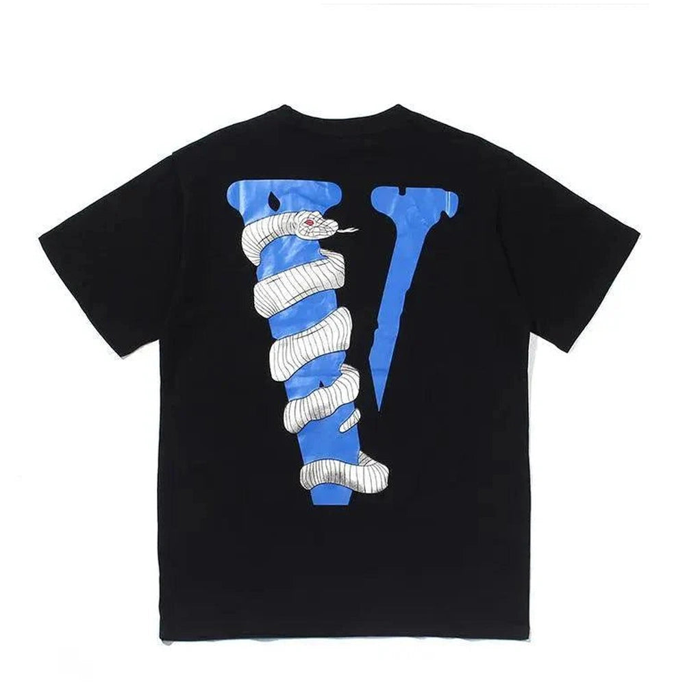 Vlone Snake Tshirt BLACK - dawntown