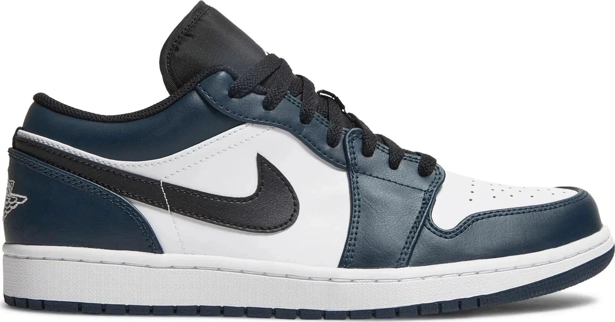 Navy blue and white air jordans on sale