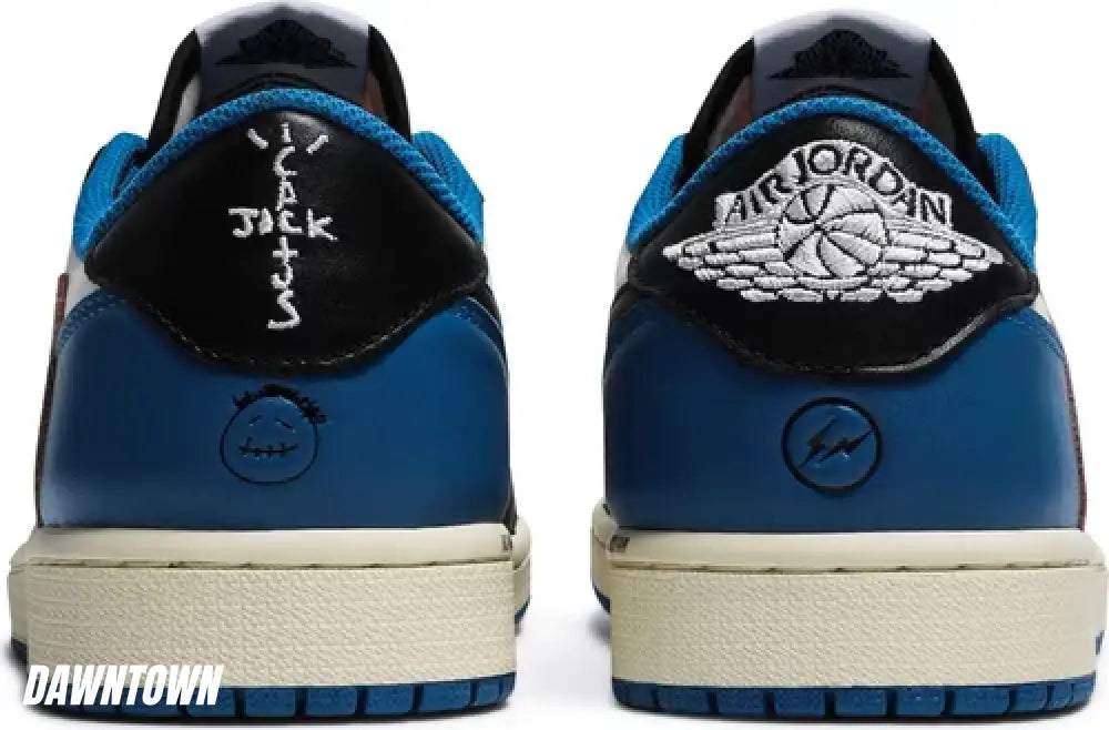 ’Air Jordan 1 Low ’Travis Fragment’ Sneakers