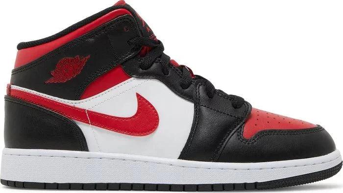 Nike air jordan 1 fashion mid black red